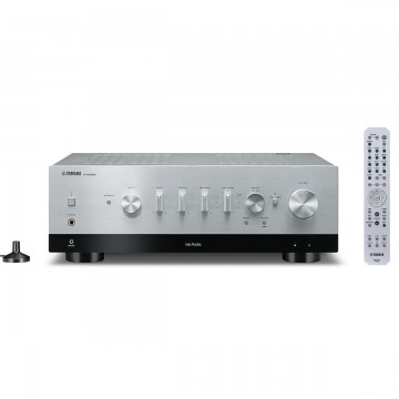Yamaha Ολοκληρωμένος Ενισχυτής Hi-Fi Stereo R-N1000A 220W/4Ω 140W/8Ω Ασημί